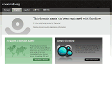 Tablet Screenshot of coexistuk.org